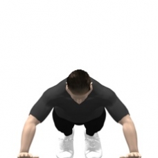 Bodyweight Only Push-up Starting Position