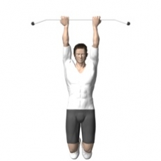 Bodyweight Only Chin-up Starting Position