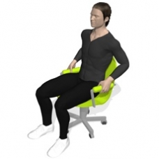 Chair Relaxation, Complete, Leant Back, Lying Starting Position