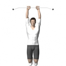 Bodyweight Only Pull-up, Close Grip Starting Position