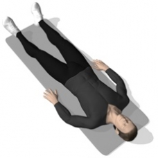 Chair Relaxation, Complete, Leant Back, Lying Ending Position