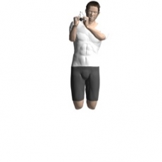 Bodyweight Only Pull-up, V-Grip Ending Position