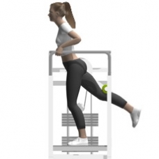Lever Standing Hip Extension Ending Position