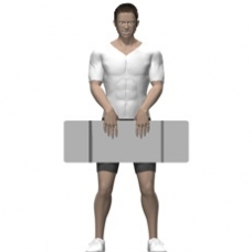 Step Upright Row Starting Position