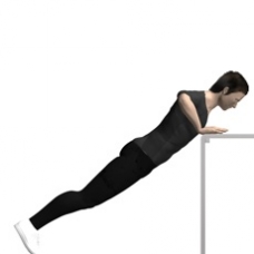 Table Push-up, Incline Ending Position