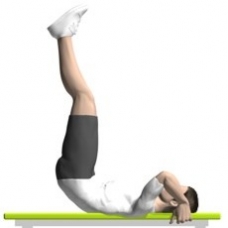 Bodyweight Only Hip Raise, Supine, On Bench Ending Position