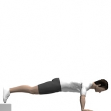 Step Push-up, Decline Starting Position