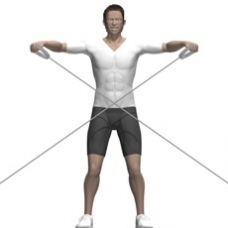 Cable Lateral Raise Ending Position