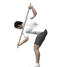 Twist, Bent-over, Broomstick | Exercise | Strength-Training