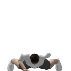 Mat Push-up, One Arm Ending Position