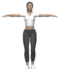 Bodyweight Only Hip Abduction, Standing Starting Position