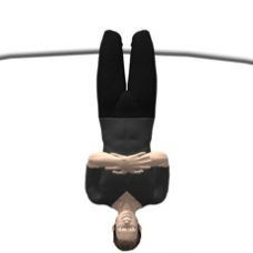 Monkeybars Sit-up, Hanging Starting Position