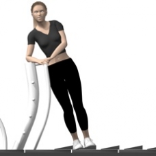 TRIMMFIT Hip Abduction, Standing Starting Position