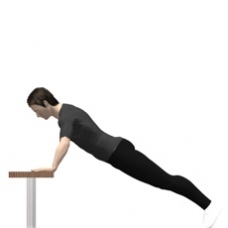 Bench Push-up, Incline Starting Position