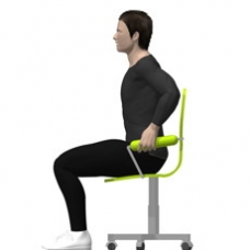 Chair Relaxation, Breathing Starting Position