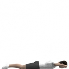 Mat Shoulder Flexion, Prone Starting Position