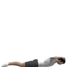 Mat Shoulder Flexion, Prone Ending Position
