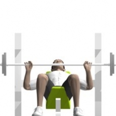 Barbell Bench Press, Incline Ending Position