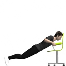 Chair Push-up, Incline Ending Position