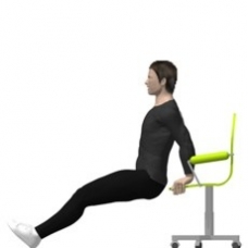 Chair Dip Starting Position