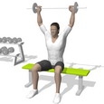 Behind Neck Press, Seated