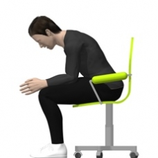 Chair Relaxation, Complete, Bent-forward Starting Position