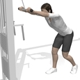 Front Pulldown, Straight Arms