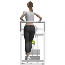Lever Standing Hip Abduction Starting Position