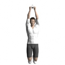Bodyweight Only Pull-up, V-Grip Starting Position
