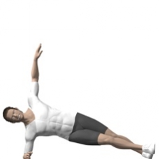 Mat Plank, Side, Low Knee Pull Starting Position