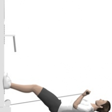 Cable Curl, Supine Ending Position