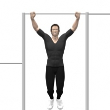 Monkeybars Pull-up Starting Position