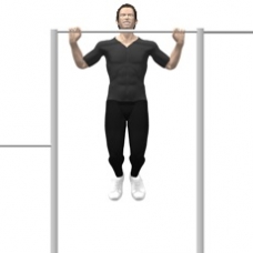 Monkeybars Pull-up Ending Position