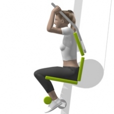 Lever Crunch, Seated Starting Position