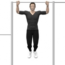 Monkeybars Pull-up, Upright Ending Position
