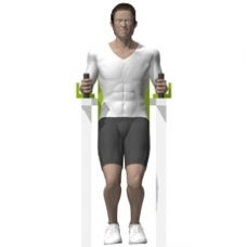 Eigengewicht Knie-Hüft-Heben, Stütz Ausgangsposition