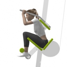 Lever Crunch, Seated Ending Position