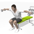 Lateral Raise, Seated, Bent Forward