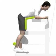 Lever Leg Curl, Standing Starting Position