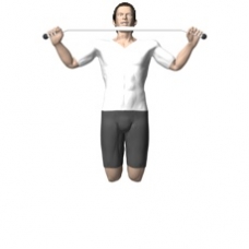 Bodyweight Only Pull-up Ending Position