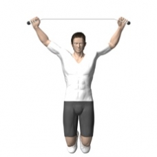 Bodyweight Only Pull-up, Behind Neck Starting Position